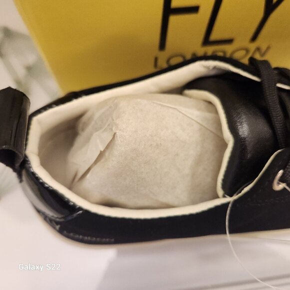Fly London Black "Maco833Fly" Sneakers. NIB. Size EU 36/US 5.5/6 - Picture 4 of 14
